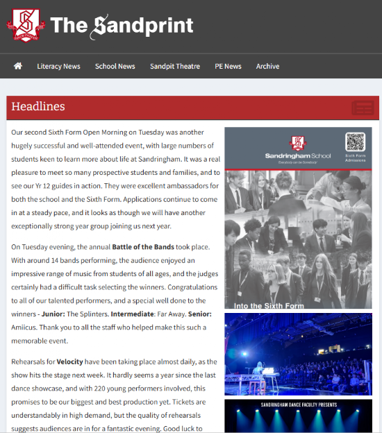 Sandprint 30th January 2026