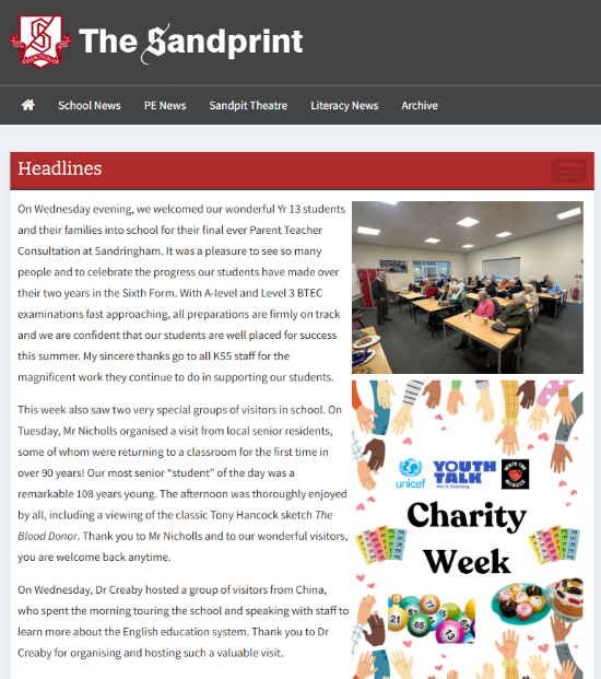 Sandprint 6th February 2026